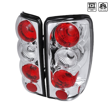 Spec-D Tuning 00-06 Chevrolet/GMC Denali/Tahoe Altezza Tail Light Chrome LT-DEN00-TM